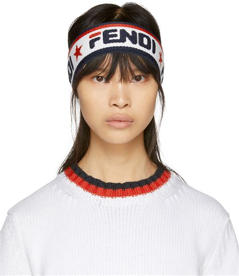 fendi turban headband|fendi headband ssense.